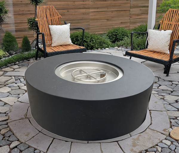 שולחן אש על גז לחצר