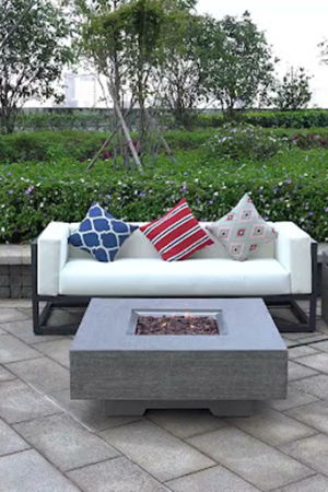 שולחן אש לגינה מבטון