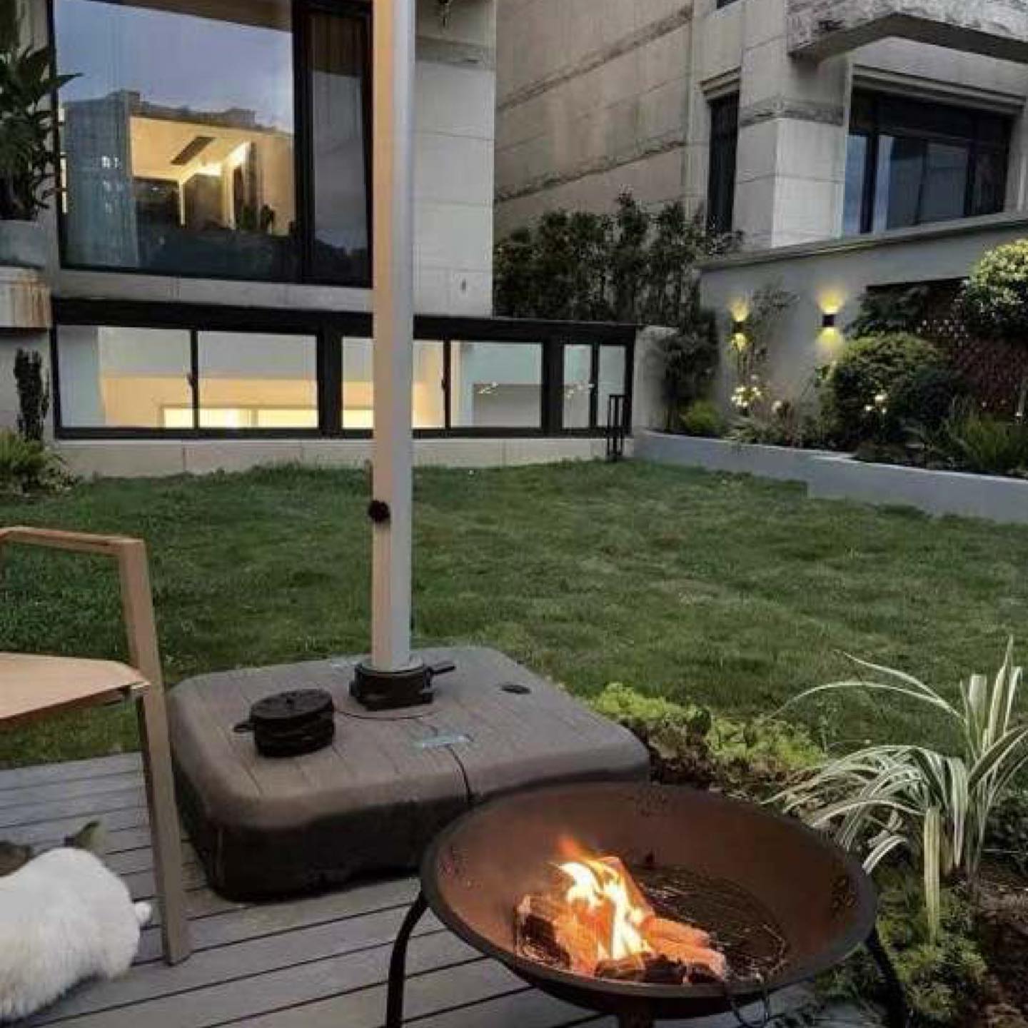 קערת אש מתקפלת לקמפינג עם תיק נשיאה