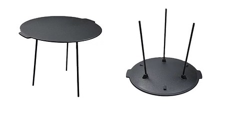 פלנצ׳ה ברזל יצוק עם רגליים מתקפלות