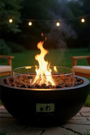 שולחן אש לגינה