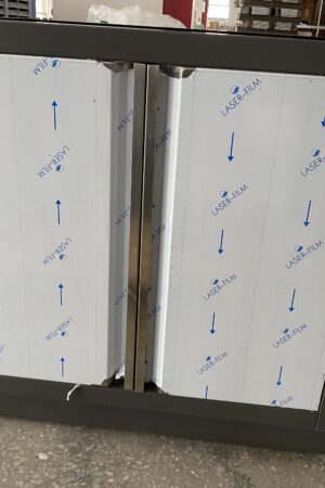 יחידת  2 דלתות נירוסטה