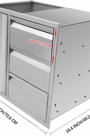 סט קומבו- מגירות ומדפים