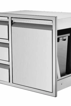 סט קומבו- מגירות ותא לאשפה