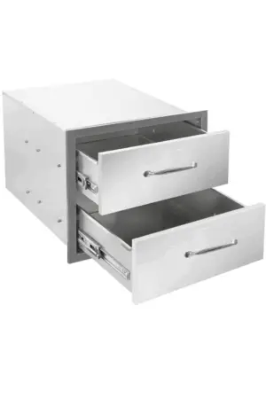 זוג מגירות עם ידית